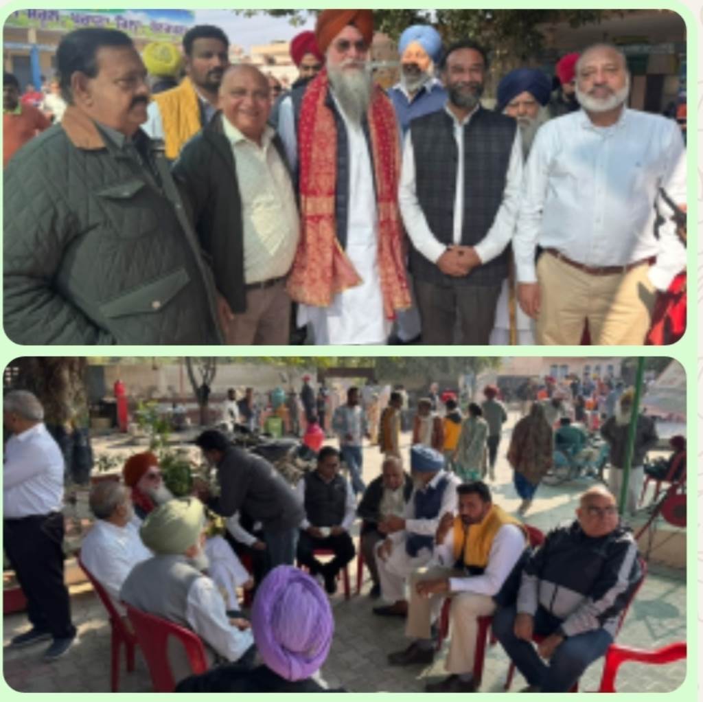 Bringing light into a persons life is the biggest merit people are appealed to organize such camps Speaker Sandhwan Hardeep Singh Minhas organized 13th free eye checkup camp
